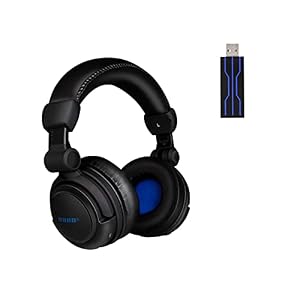 HUHD kabelloses Gaming-Headset mit Mikrofon – Wireless Gaming Headset für PS5,PS4,PC,Nintendo Switch, Über Ohr Gaming-Kopfhörer mit 4D-Vibration sprecher