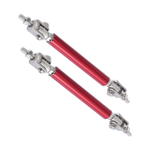 Edinstry Universal Adjustable Aluminum Alloy Front Bumper Lip Splitter Strut Tie Rod Bars 6