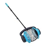 Oreilet Acorn Picker Upper Roller, Telescopic Nut Gatherer Rolling, Yard Picker Nut Collector Tool for Walnuts Chestnuts Sweet Gum Balls Tennis Ball Small Fruit, 25.6 to 51in