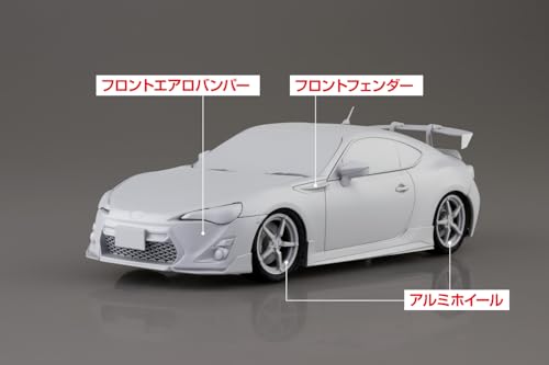 MF Ghost No. 4 Katakiri Kanata's ZN6 Toyota 86 1:24 miniatura 4