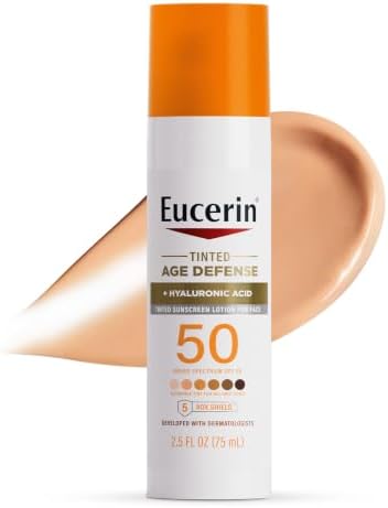 Eucerin Sun Age Defense Tinted Face Lotion SPF 50, 2.5 FL OZ