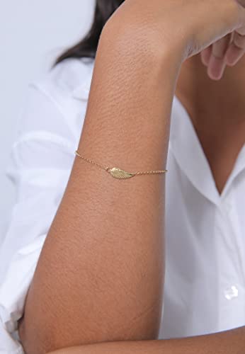 Bracelet aile argent 925 sterling femme bijou filigrane chaîne fine