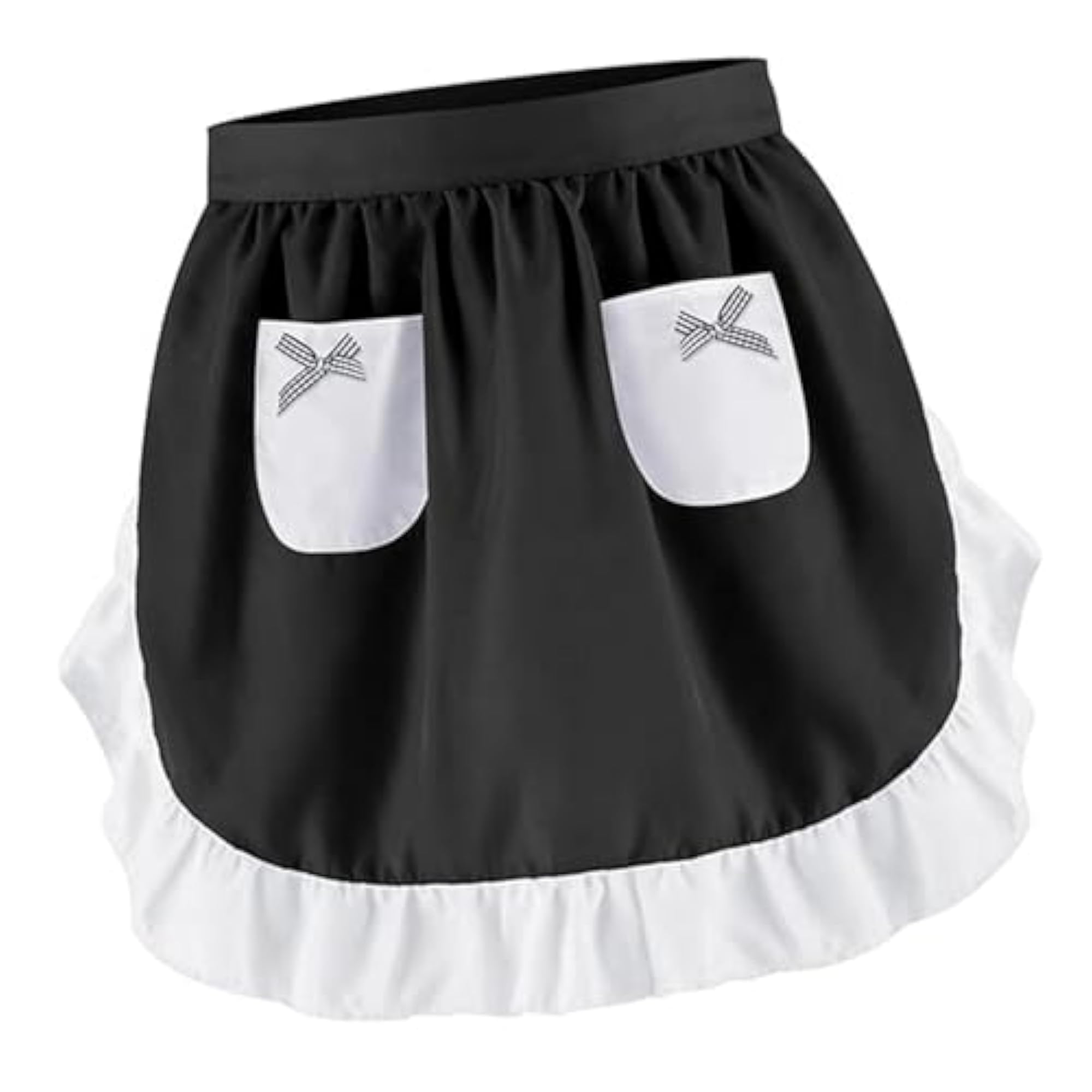 Cute Cooking Apron with Pockets for Cafe Restaurant
