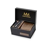 Massi Morino Cravate Hommes Brun et mouchoirs de poche, boutons de manchette et Pinces à c...