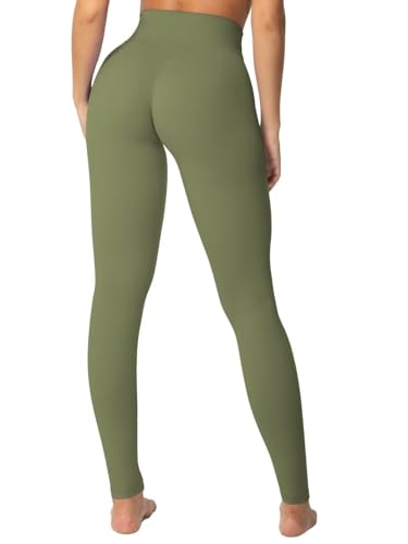 Image of Sunzel Sunzfly Invisible Butt Scrunch Workout Leggings for Women, Butt Lifting High Waisted Gym Yoga Pants with Tummy Control