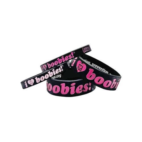 Keep A Breast i love boobies! Bracelet Bundle - Black Berry - Classics and Gothic Minis