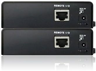 Abgewinkelt view of two ATEN VE812 extender units, showing the top and side panels.