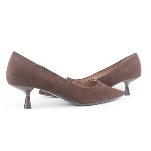 Women's Pumps Kitten Heel Pointed Toe Shoes for Ladies Women Comfortable Office Work Dress Casual Weeding Shoes2