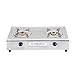 Surya Flame Ultimate LPG Gas Stove 2 Burners Stainless Steel Body for Modular Kitchen