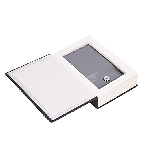 Diversion Book Safe Box, 710g Weight High Security Small Size Durable Simulation Book Safe with 2 Keys for Home Travel School Type A Cover