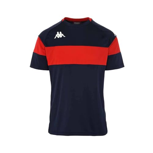 Kappa Homme Dareto T-Shirt, Bleu Marine, Rouge, M EU