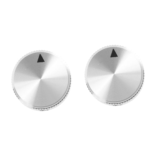 ERINGOGO 2個音量調整ノブ アルミ合製 コントノブ ギター用 スピーカー アンプ 交換用 コント ベース楽器対応