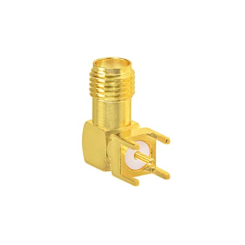 Conectores SMA hembra ángulo recto PCB 10 piezas miniatura 2