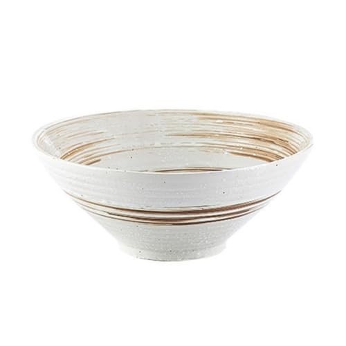 和風大容量竹帽子ボウル ラーメン鉢 セラミック 、ンどんぶり ラーメン丼青磁 還暦祝い 敬老の日 プレゼント 麺鉢 どんぶり 食洗機対応 レンジ対応 (ブラッシュレッド,8インチ)