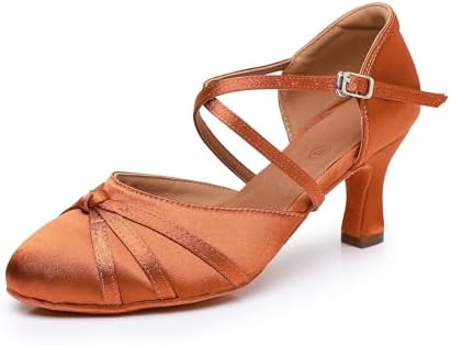 Werner Kern Niki Zwarte dames latin dans Dubbele kruisbandjes Smalle pasvorm Dames dans voor smalle voeten Hakhoogte van Ballroom Latin Salsa Kizomba Tango Zwart
