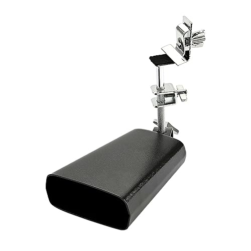GOOHOCHY Drum Kit Cow Bell Solid Material Strong and Accessory for Drum Set Percussion Instrument