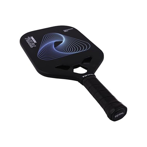 Image of Total Pickleball Paddle 13mm Thermo Carbon Fiber - Lightweight Racket with Cushioned Grip for Indoor & Outdoor Pickleball Game (Black)