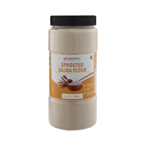 Nutriplato-enriching lives Sprouted Bajra Flour, 700g (B0D7RLWK9J) Amazon Price History, Amazon Price Tracker