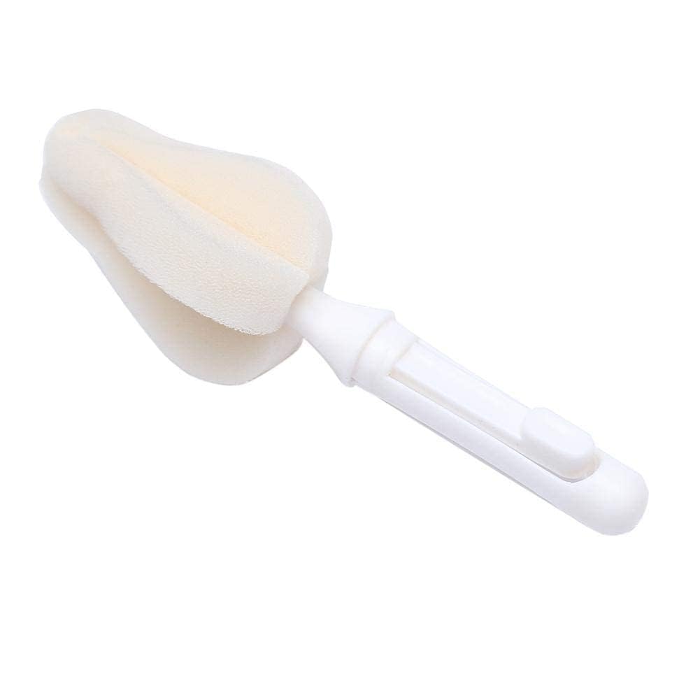 10 spazzole per biberon e tettarelle per biberon e accessori (10 pezzi, bianco)