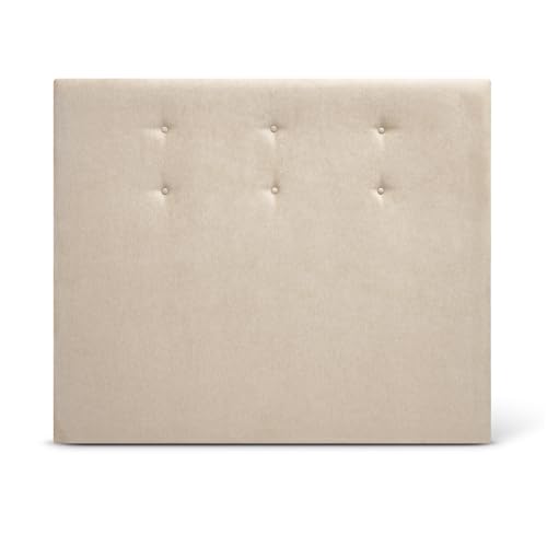 SUENOSZZZ-ESPECIALISTAS DEL DESCANSO Cabecero de Cama Bruselas tapizado en Tela para Camas de 150 (160 x 120 cm) Tela Beige - imagen 3
