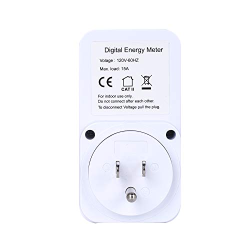 Tempaky Medidor de energia digital tomada plug-in Wattímetro elétrico Medidor de energia Visor LCD A