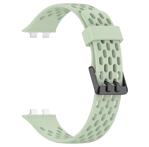 [SHEAWA] for HUAWEI Band 11 Pro/11 �o���h �x���g �����o���h �V���R�� �ʋC���ɗD�� �ւ��x���g �����p�X�g���b�v �݊��i �A�N�Z�T���[ (���C�g�O���[��)