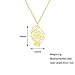 BRIGHTWINST Fashion Peony Charm Pendant Long Chain Garden Flower Necklaces Jewelry For Women Stainless Steel Femme Collier PTPNU02107