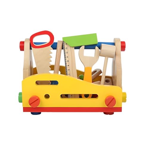 Across Rainbow 大工さん おもちゃ 男の子 玩具３４５６歳 小学生 工具おもちゃ 知育玩具 厚生労働省指定の検査機関材質済(【52PCS】ねじねじGO)の画像