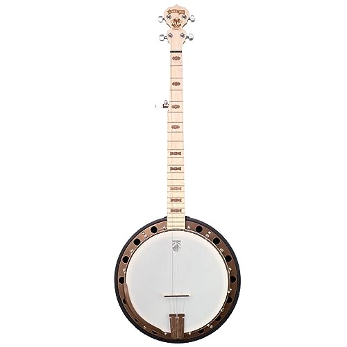 Deering Goodtime Two Deco 5-String Banjo – Best Beginner Bluegrass Banjo | Made In U.S.A.
