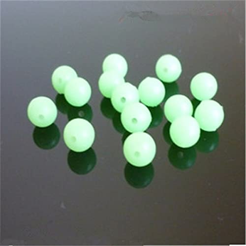 WnewTools 8mm Fluorescent Silicone Luminous Bead Fishing Lure luminous Beads Fishing Soft Bait