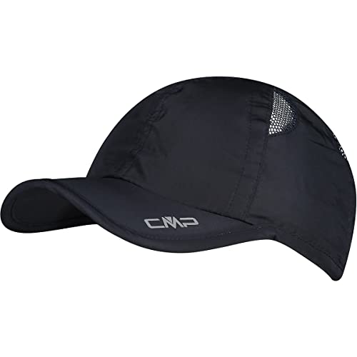 CMP - Gorra de running para hombre, Azul negro, U