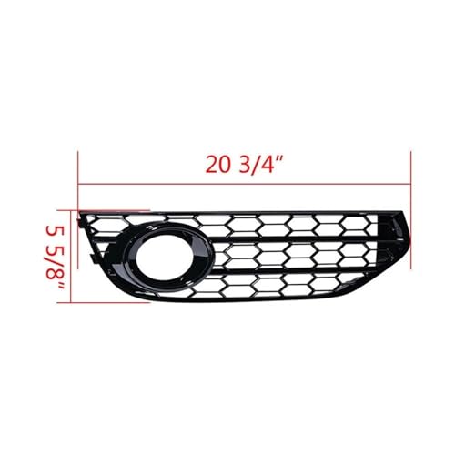 Grille de phares antibrouillard avant nid d'abeille A4 B8 2009-2015 - 7