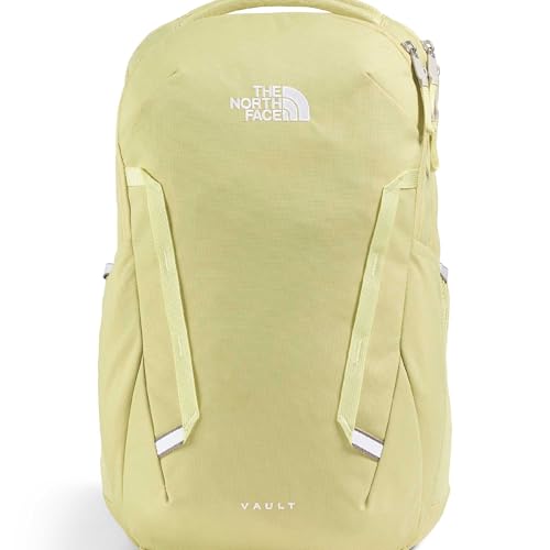 Image of The North Face Women's Vault Everyday Laptop Backpack - Commuter Travel Bag, Water-Repellent, Spacious Main Compartment, Pear /Lemon Mist, One Size