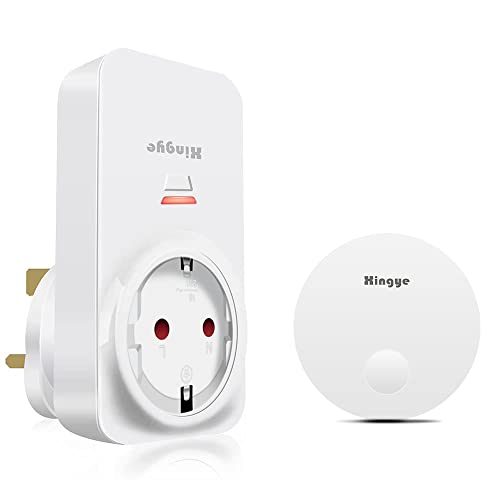 Auto-alimenté Prise Télécommandée, 2600 Watts, Portée 100M, Radio 433Mhz, Prise Electrique Sans Fil Intelligente Cover