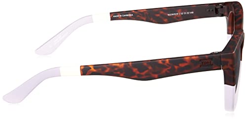 TOMS Women's Savanna Cat Eye Sunglasses, Matte Blonde TORT Light Orchid Fade, 52-22-1483