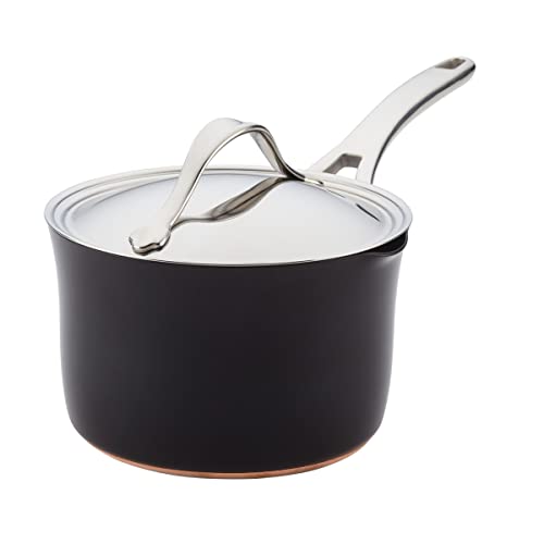 Best Anolon Nouvelle Copper Nonstick 12 Inch Skillet 8 Anolon Nouvelle Copper Luxe Hard-Anodized Nonstick Straining Saucepan