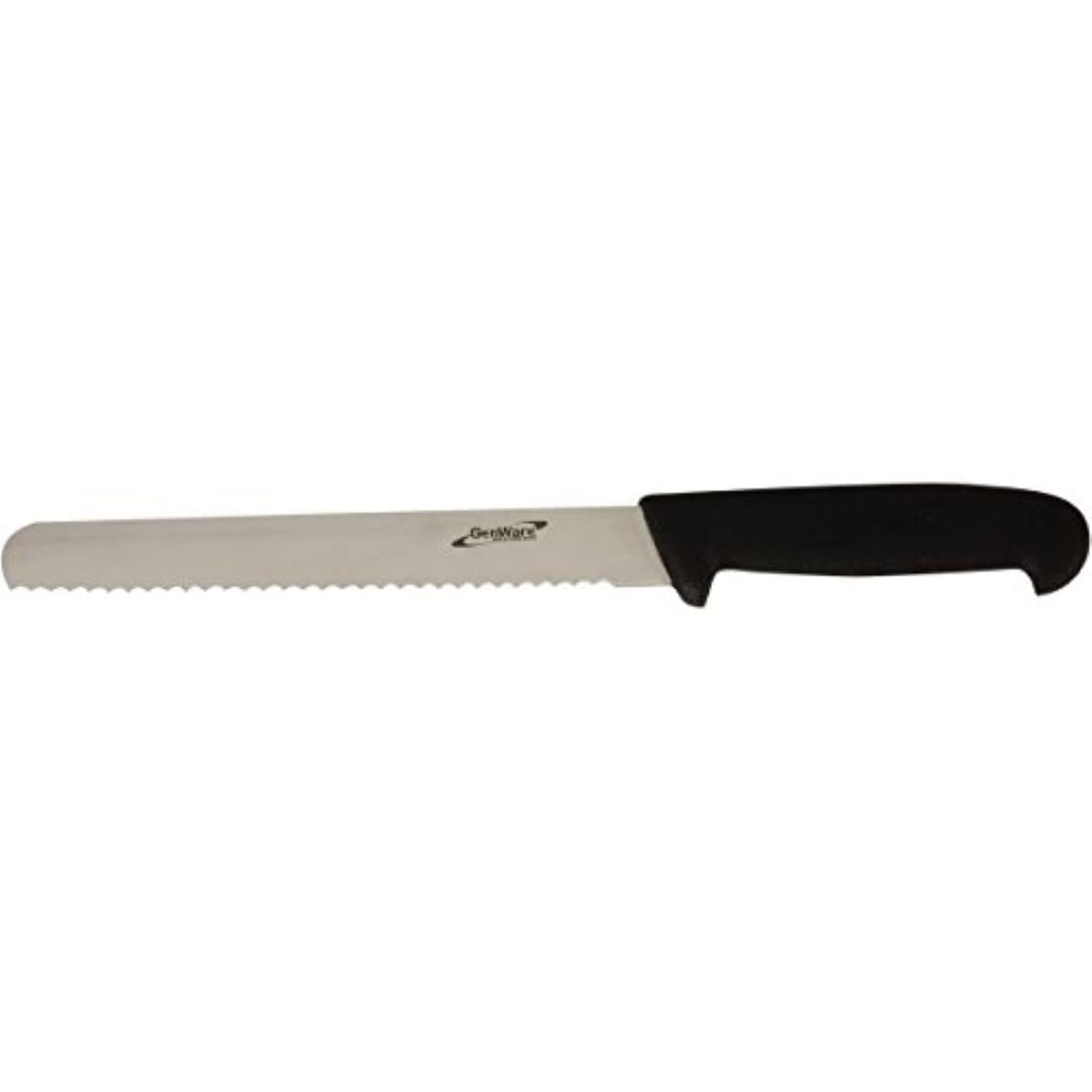 Genware NEV-K-BR8 Bread Knife, Serrated, 8"