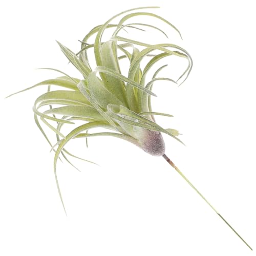 Plante Broméliacée Verte Artificielle Suspendue Faite Main pour Bureau - 2