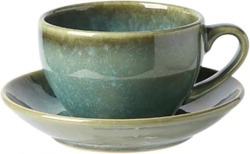 AOBOPO 窯変 コーヒーカップセット マグカップ レトロ風・北欧風 陶器製 オフィス・和朝食に最適 ウォーター・コーヒー・ティーに使用可能 見栄えの良い・かわいい 素敵なカップセット