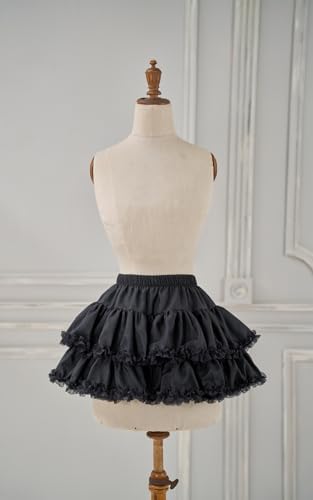 [Malymoon] コスプレ パニエ 小物 コスプレ小物 フリル ホワイト ブラック レッド グリーン イエロー ピンク ブルー パープル 白 黒 赤 緑 黄色 青 紫 衣装 仮装 マリームーン 10200 詳細画像2