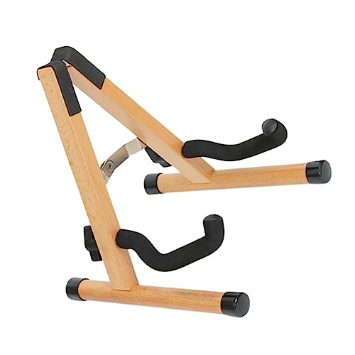 Totority Mandolin Rack Stand Wooden Support for Violin Unique Shape Scratch-proof Lightweight and Portable