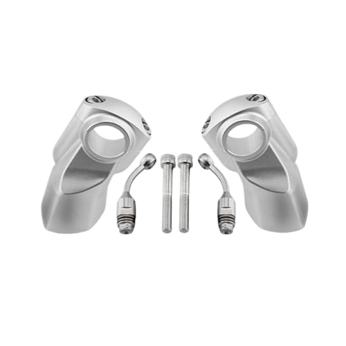Rehausseurs guidon Triumph Rocket 3R aluminium argent pince