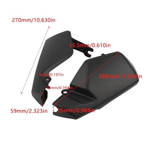 Protège-mains moto pour V-Strom DL650 2004-2022 guidon - 5