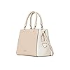 Kate Spade Leila Medium Triple Compartment Satchel Crossbody Bag Purse Handbag (Warm Beige)