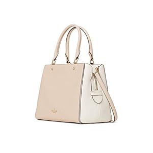 Kate-Spade-Leila-Medium-Triple-Compartment-Satchel-Crossbody-Bag-Purse-Handbag Kate Spade Leila Medium Triple Compartment Satchel Crossbody Bag Purse Handbag (Warm Beige)