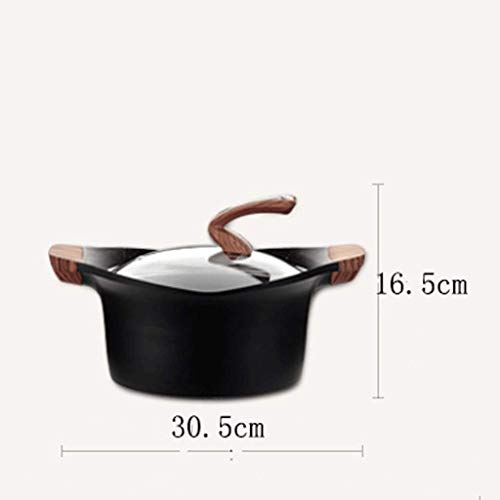 Marmite à Soupe, épaissie Non fumée Non Stick Pot, Double Oreille Hot Pot, Non bâton marmite à Soupe, Cuisine ou Salle à Manger Accueil Pot Wok – Image 3