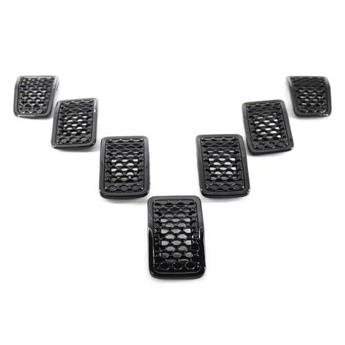 Grille de pare-chocs avant Jeep Cherokee en maille noir brillant haut de gamme