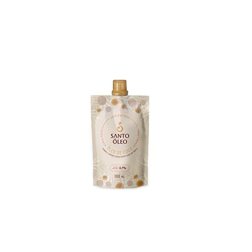 Santo Oleo Oleo De Coco Extra Virgem Da Polpa Pouch 100Ml (1087)