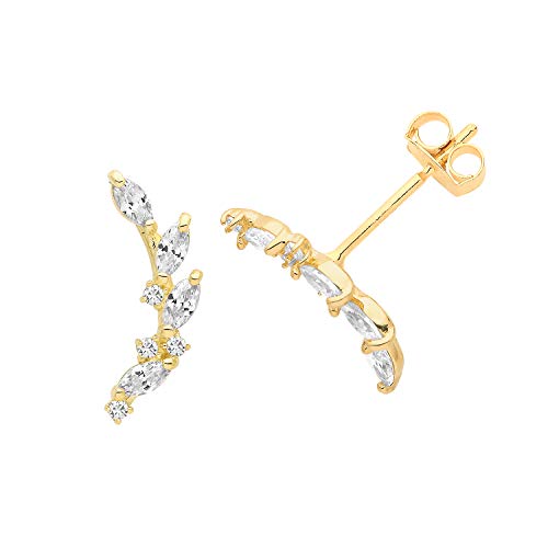 Boucles d'oreilles or 375/1000 et zirconium WJS26886 : le cadeau idéal pour marquer un anniversaire