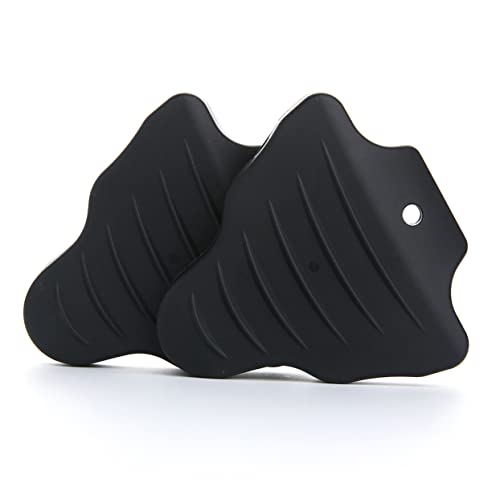 Abaodam Bike Pedal Cleat Cover Protective Plate Self-Locking Skid-Proof Comfortable Rubber Cycling Accessories Prevents Mud Dirt